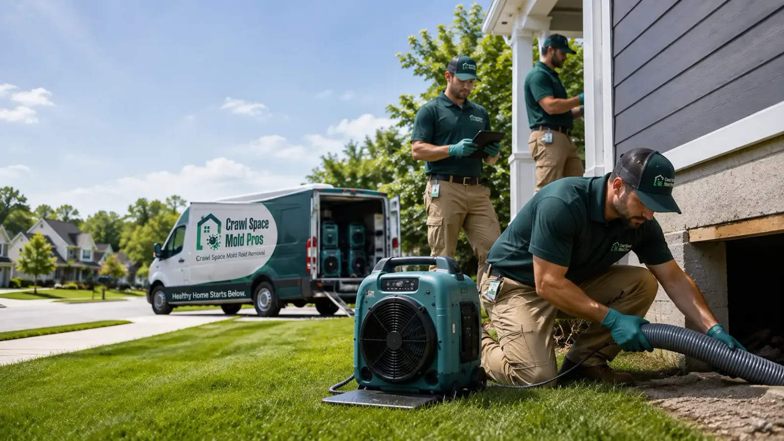 Crawl Space Mold Removal in Alpha, IL